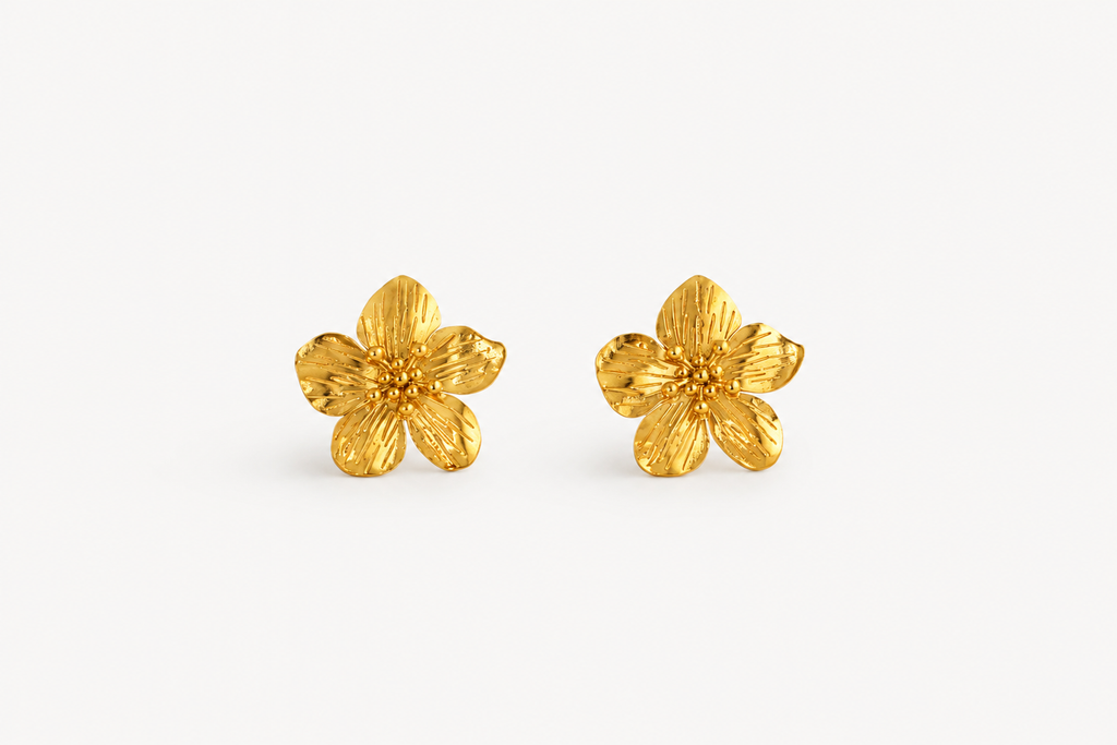 Boucle d'oreille Fleur | Collection Jepun